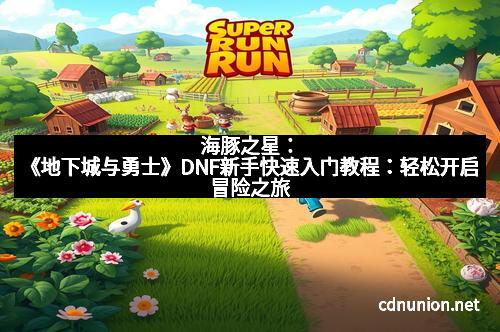 海豚之星：《地下城与勇士》DNF新手快速入门教程：轻松开启冒险之旅